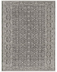 Shadows SHW04 Charcoal Ivory 2'2" x 10' Area Rug