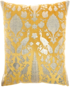 SOFIA AC384 GOLD 20" x 20" THROW PILLOW
