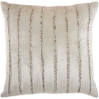 SOFIA AZ217 BEIGE 20" X 20" THROW PILLOW