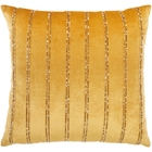 SOFIA AZ217 GOLD 20"X20" THROW PILLOW