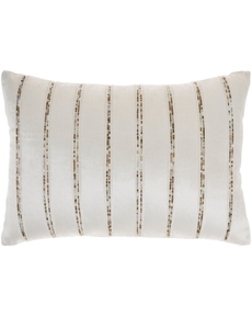SOFIA AZ217 IVORY 12" X 21" THROW PILLOW