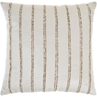 SOFIA AZ217 IVORY 20"X20" THROW PILLOW