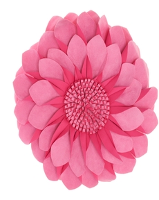 SOFIA L0374 PINK 14" X 14" ROUND THROW PILLOW
