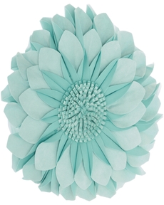 SOFIA L0374 SKY 14" X 14" ROUND THROW PILLOW