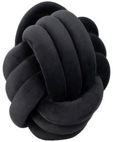 Sofia L2275 Black 13" X 13" Round Throw Pillow