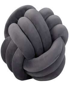Sofia L2275 Grey 13" X 13" Round Throw Pillow