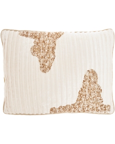 SOFIA PN949 IVORY GOLD 12" X 20" THROW PILLOW