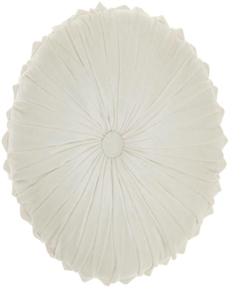 SOFIA RC813 IVORY 16" ROUND THROW PILLOW