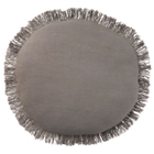 Sofia RC993 Charcoal 20" x 20"Round Throw Pillow