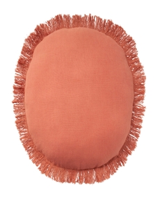 Sofia RC993 Coral 20" x 20"Round Throw Pillow