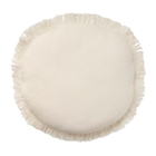 Sofia RC993 Ivory 20" x 20"Round Throw Pillow