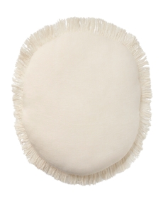 Sofia RC993 Ivory 20" x 20"Round Throw Pillow