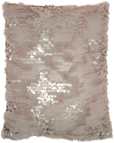 SOFIA VV212 GREY 20" x 20" THROW PILLOW