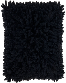 SOFIA YS103 BLACK 20" X 20" THROW PILLOW