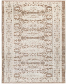 Serenity Home SRH01 Ivory Mocha 2'2" x 7'6" Area Rug