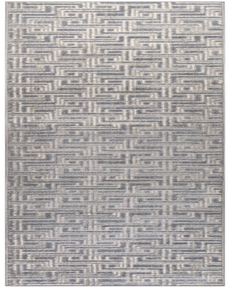Serenity Home SRH04 Blue Ivory 2'2" x 7'6" Area Rug