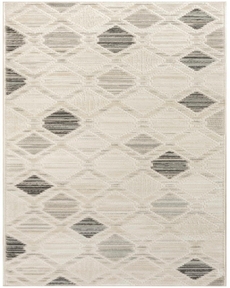 Serenity Home SRH08 Beige Grey 2'2" x 7'6" Area Rug