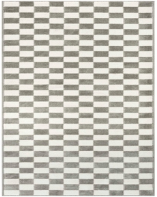 Serenity Home SRH09 Ivory Grey 2'2" x 7'6" Area Rug