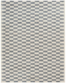 Serenity Home SRH10 Ivory Blue 2'2" x 7'6" Area Rug