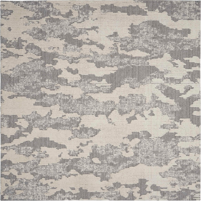 Textured Contemporary Tec01 Ivory Grey 7 10 X 9 10