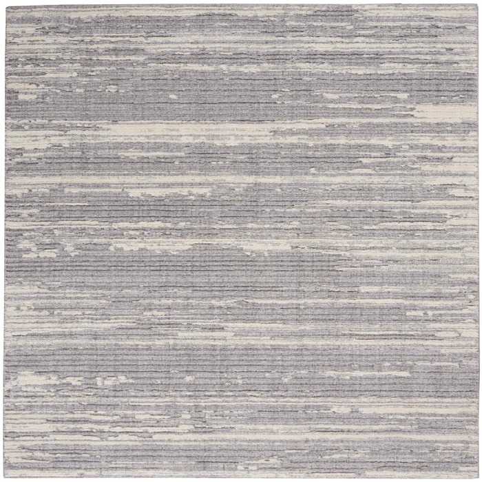 Textured Contemporary Tec02 Grey Ivory 4 X 6