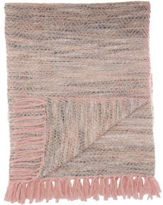 THROW BLANKETS CR901 BLUSH 50" x 60" 