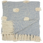 THROW SH019 BLUE 50" x 60" THROW BLANKET