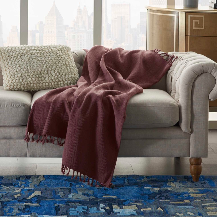 Throw Ss905 Burgundy 50 X 60 Throw Blanket