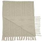 THROW ST142 NATURAL 50 x 60 THROW BLANKET