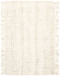 THROW T1123 CREAM 50" x 60" THROW BLANKET