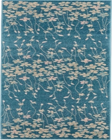 Tranquil TRA04 Turquoise Rug 2'3" x 7'3"
