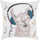 LUMINESCENCE JB214 WHITE 18" x 18" THROW PILLOW