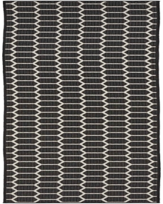 Twist Reversible TWS01 Black 2'2" x 10' Area Rug