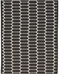 Twist Reversible TWS01 Black 2'2" x 8' Area Rug