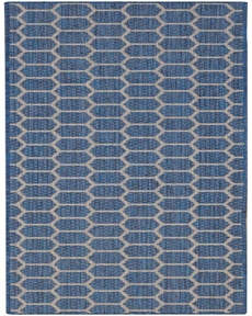 Twist Reversible TWS01 Blue 2'2" x 8' Area Rug
