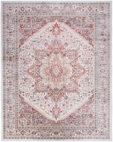 Vintage Home VNH01 Ivory Red Area Rug