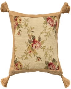 Vintage Pillow V3641 Cream 19" x 19" Throw Pillow