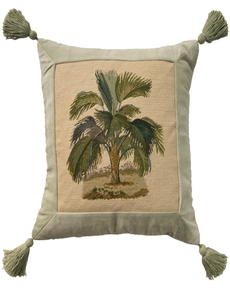 Vintage Pillow V6034 Ivory 19" x 19" Throw Pillow