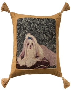 Vintage Pillow V6047 Multicolor 20" x 20" Throw Pillow
