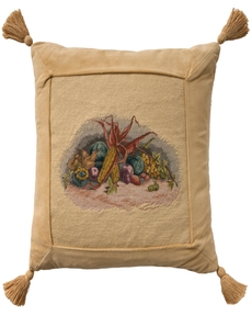 Vintage Pillow V6070 Cream 20" x 20" Throw Pillow