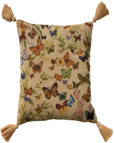Vintage Pillow V8003 Beige 18" x 18" Throw Pillow