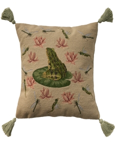 Vintage Pillow V8047 Seafoam 18" x 18" Throw Pillow