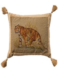 Vintage Pillow V8084 Beige 19" x 23" Throw Pillow