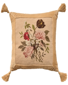 Vintage Pillow V8245 Beige 20" x 20" Throw Pillow