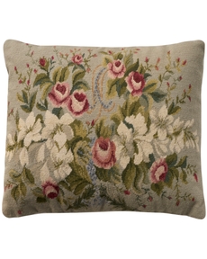 Vintage Pillow V8303 Blue 13" x 20" Throw Pillow