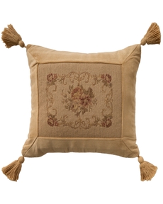 Vintage Pillow VAN13 Beige 14" x 18" Throw Pillow