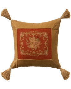 Vintage Pillow VAN13 Rust 14" x 18" Throw Pillow