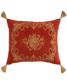 Vintage Pillow VAN2 Rust 20" x 30" Throw Pillow