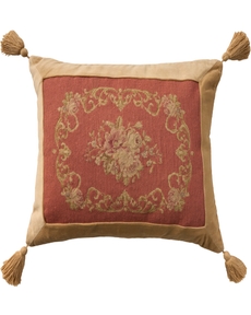 Vintage Pillow VAN3 Coral 18" x 22" Throw Pillow