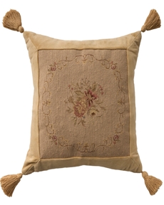 Vintage Pillow VAN5 Beige 18" x 18" Throw Pillow